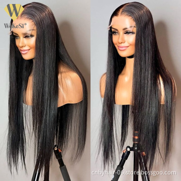 13x4 13x6 Hd Transparent Lace Front Virgin Human Hair Wig,indian Hair Vendor Full Lace Hd Wig,hd Full Lace 6x6 5x5 Closure Wig
